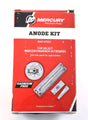 Mercury 97-8M0107551 Outboard Aluminum Anode Kit - Fits 135 - 200 4 Cylinder Verado - 75 - 115 135 - 250 H, part of the PartsVu mercury outboard anodes & anode kit collection