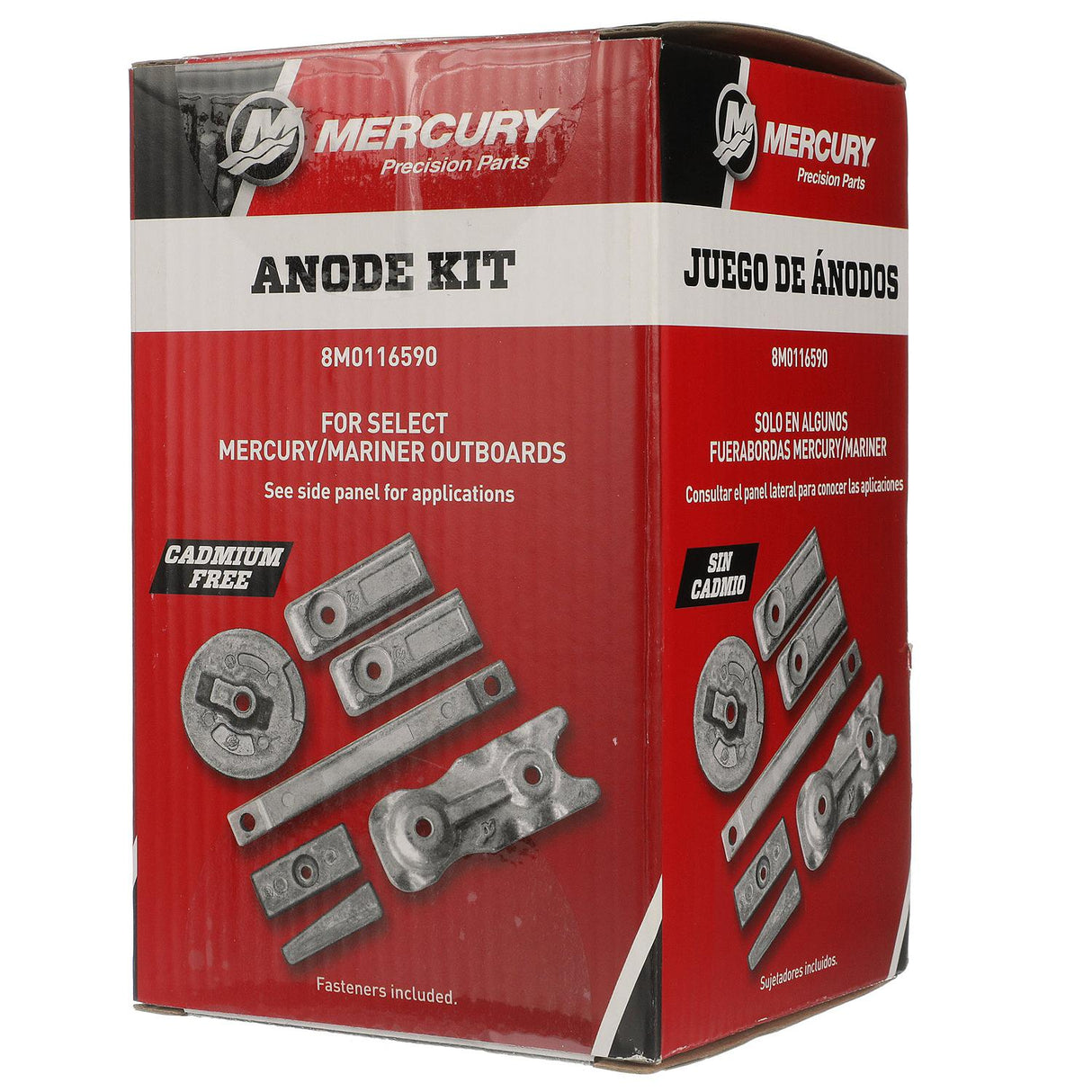 Mercury 97-8M0116590 Outboard Aluminum Anode Kit - Fits 350 HP L6 Verado