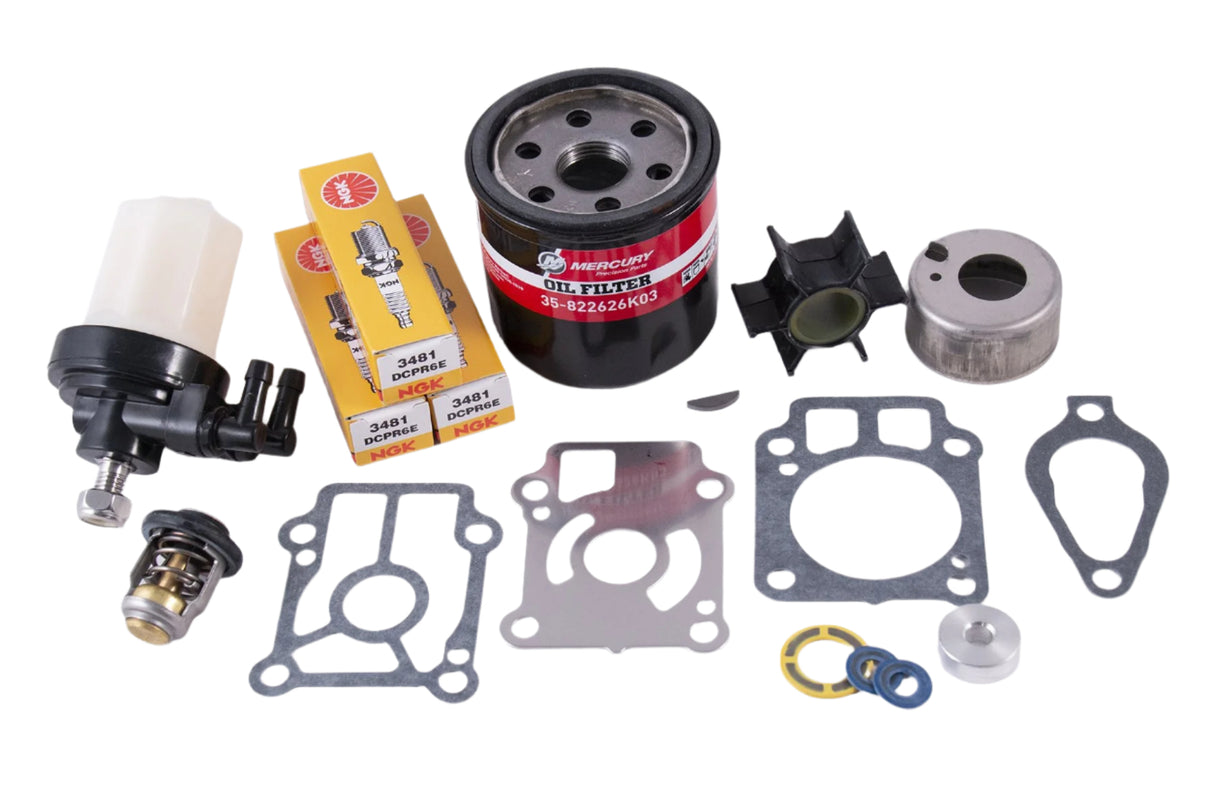 Mercury 25/30 HP 300 Hour Service Kit 8M0120839 - See Description for Applicable Models