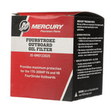 Mercury 175 to 300 HP V6 & V8 Outboard Oil Filter - 35-8M0123025