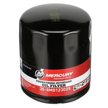 Mercury 175 to 300 HP V6 & V8 Outboard Oil Filter - 35-8M0123025