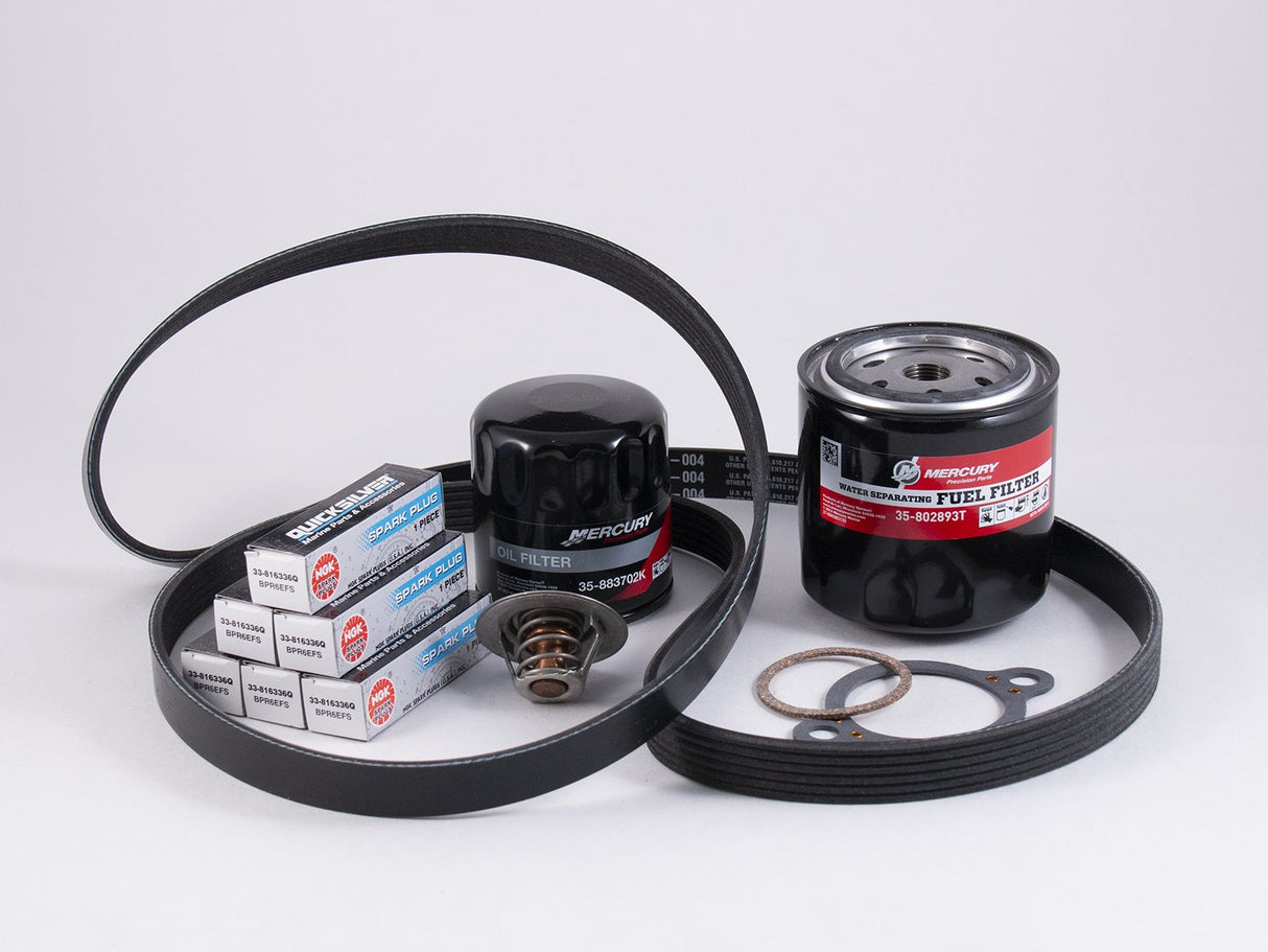 Mercury 4.3L Carb Alpha RWC Without Remote Oil Mercruiser 300 Hour Service Kit - 8M0147063 - 1996-Current