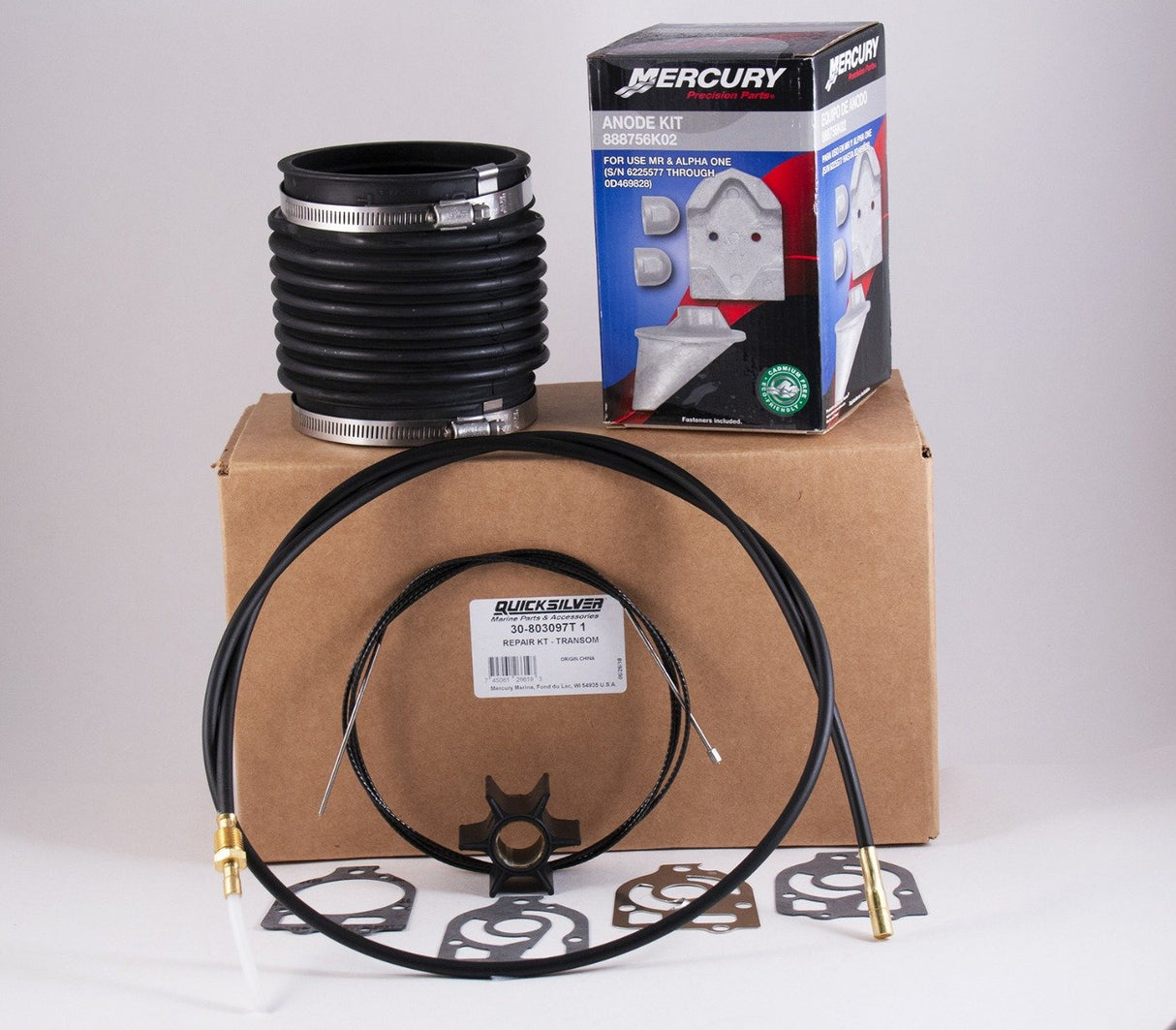 Mercury Alpha One Mercruiser 300 Hour Service Kit - 8M0147072 - 1990-1994