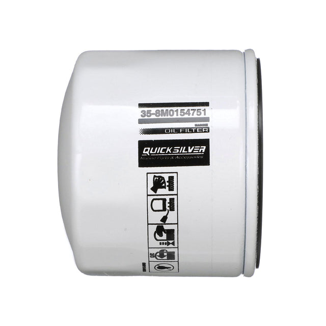 Mercury - WA FILT OIL GM L4-6 & V8 SHORT - 8M0154751