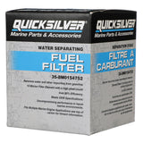 Mercury Quicksilver Fuel Water Separating Filter - 10 Micron - 35-8M0154752 - Replaces Sierra 18-7945 & Yamaha MAR-FUELF-IL-TR / MAR-10MEL-00-00
