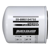 Mercury Quicksilver Fuel Water Separating Filter - 10 Micron - 35-8M0154752 - Replaces Sierra 18-7945 & Yamaha MAR-FUELF-IL-TR / MAR-10MEL-00-00
