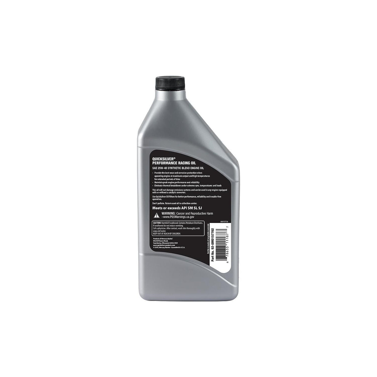 Mercury - OIL 4S SYN1Q@6 RACE CAR BLEND - 8M0157702