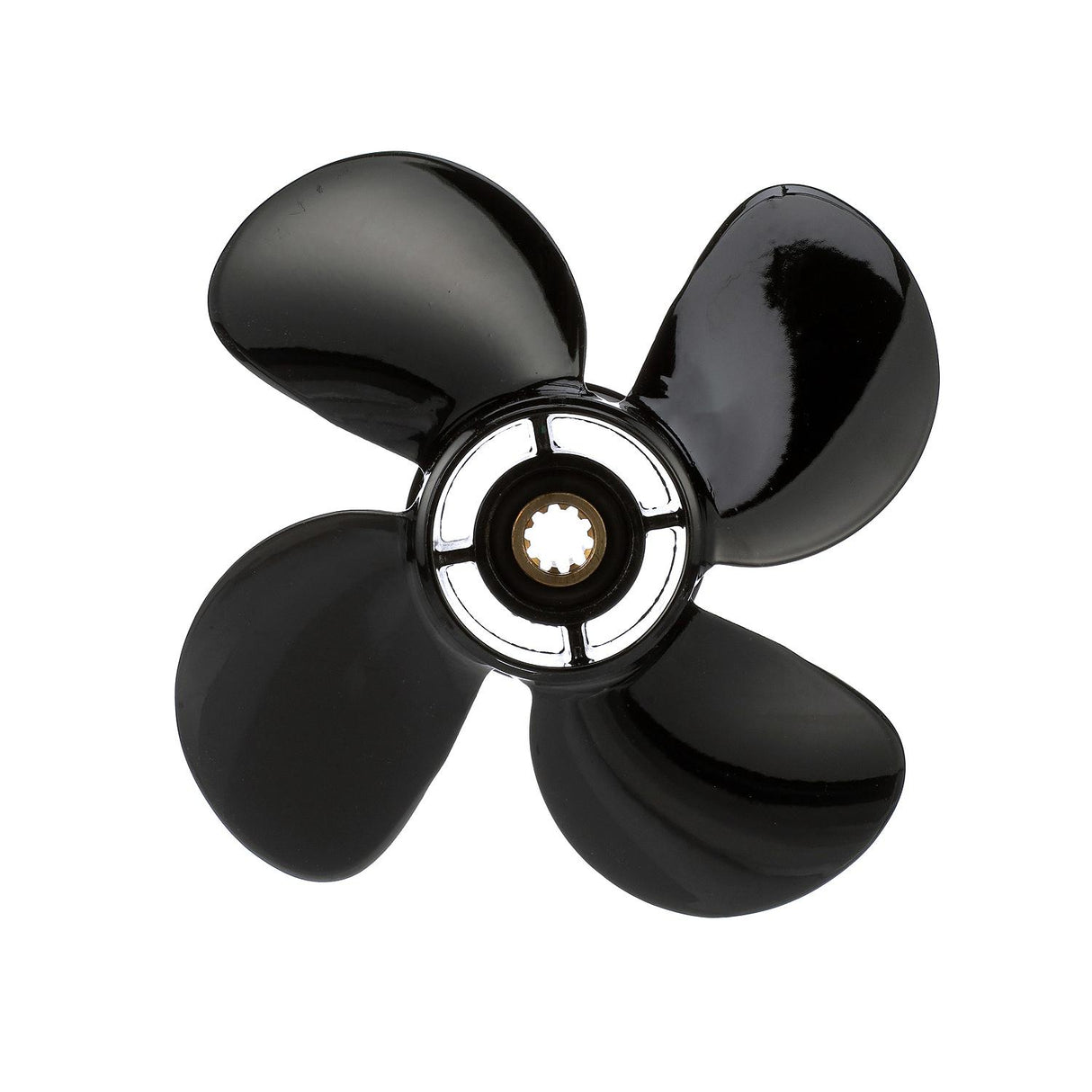 Mercury - Nemesis Quicksilver Propeller - 4-Blade - 25 to 30 HP 4-Stroke (2006 and newer) - 9.3 Dia. - 9.5 Pitch - 48-8M8027516