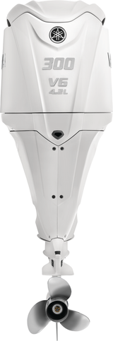 Yamaha LF300ESB2 Outboard – 35-Inch Shaft | Counter Rotation | Digital Electronic Control (DEC) | Electric Start | Power Trim & Tilt | EFI with Variable Camshaft Timing | Pearl White
