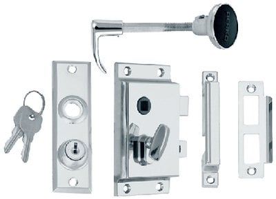 Perko - Rim Lock Set with Bolt-Box Strike - 0918DP0CHR