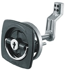 Perko - Flush Lock - Black  - 2-1/2" X 2-1/2" - 0931DP2BLK