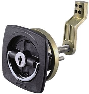 Perko - Flush Lock  - White - 2-1/2" X 2-1/2" - 0931DP2WHT