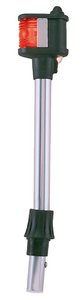 Perko - 12-1/2" Removable Bi-Color Light With Utility Light, 5 Degree Rake - 1212DP2CHR