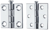 Perko - Hinge - Removable Pin - 1-1/2" X 1-1/2" - 1 Pair - 1293DP2CHR