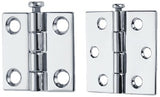 Perko - Hinge - Removable Pin - 2-1/2" X 2-1/2" - 1 Pair - 1293DP6CHR