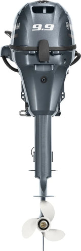 Yamaha T9.9XPB Outboard - 25-Inch Shaft | Remote Control | Electric Start |Power Tilt| High Thrust | Gray