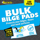 Starbrite - Bulk Bilge Pads - 200 Count - 17" x 19" x 3/16" - 91820