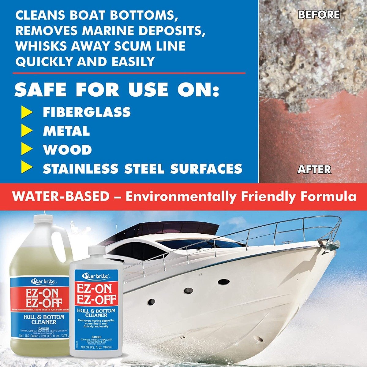 Starbrite - Ez-On Ez-Off Hull & Bottom Cleaner - 32 oz. - 92832