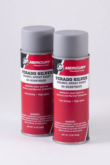 Mercury Outboard Engine Paint - Verado Silver - 802878020 - 2 Pack