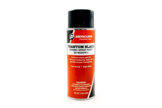 Mercury Phantom Black Enamel Spray Paint - 12oz - 92-8028781