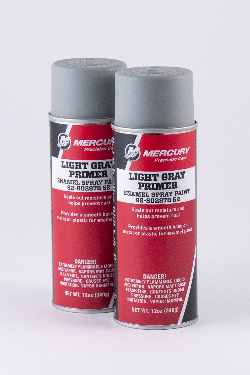 Mercury Outboard Engine Primer - Light Gray - 80287852 - 2 Pack