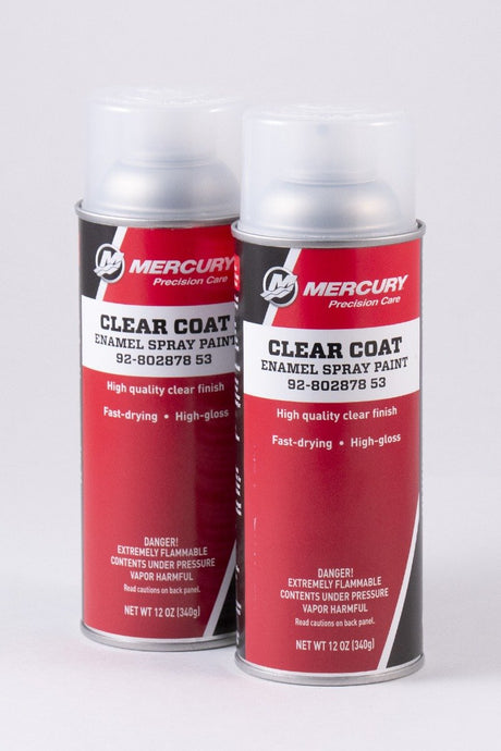 Mercury Outboard Engine Clear Coat - 80287853 - 2 Pack