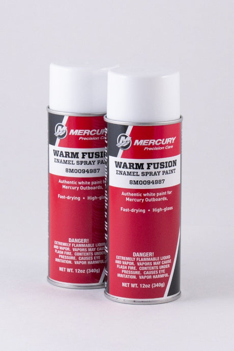 Mercury Outboard Engine Paint - Warm Fusion White - 92-8M0094987 - 2 Pack