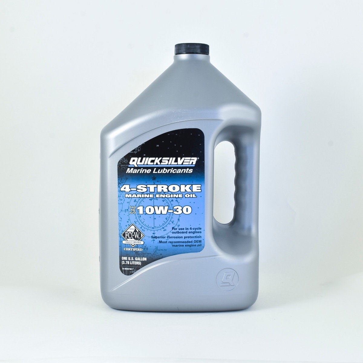 Quicksilver 4‑Stroke Marine Oil 10W30 - GALLON - 92-8M0078617
