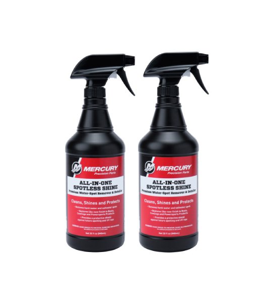 Mercury - All-In-One Spotless Shine Detailer & Water Spot Remover - 32 oz. - 2-Pack - 92-8M0170557