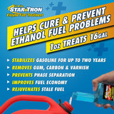 Starbrite - Star Tron Gas Additive - Concentrated Gas Formula - 8 oz - 93008