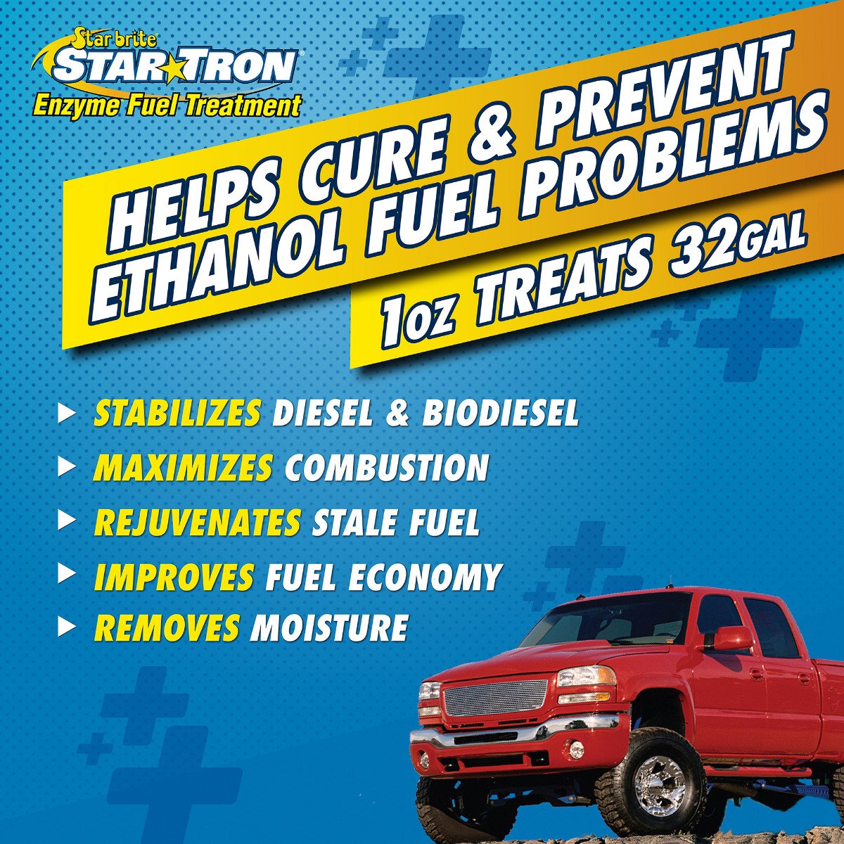 Starbrite - Star Tron Enzyme Fuel Treatment - Super Concentrated Diesel Formula- 32 oz - 93132