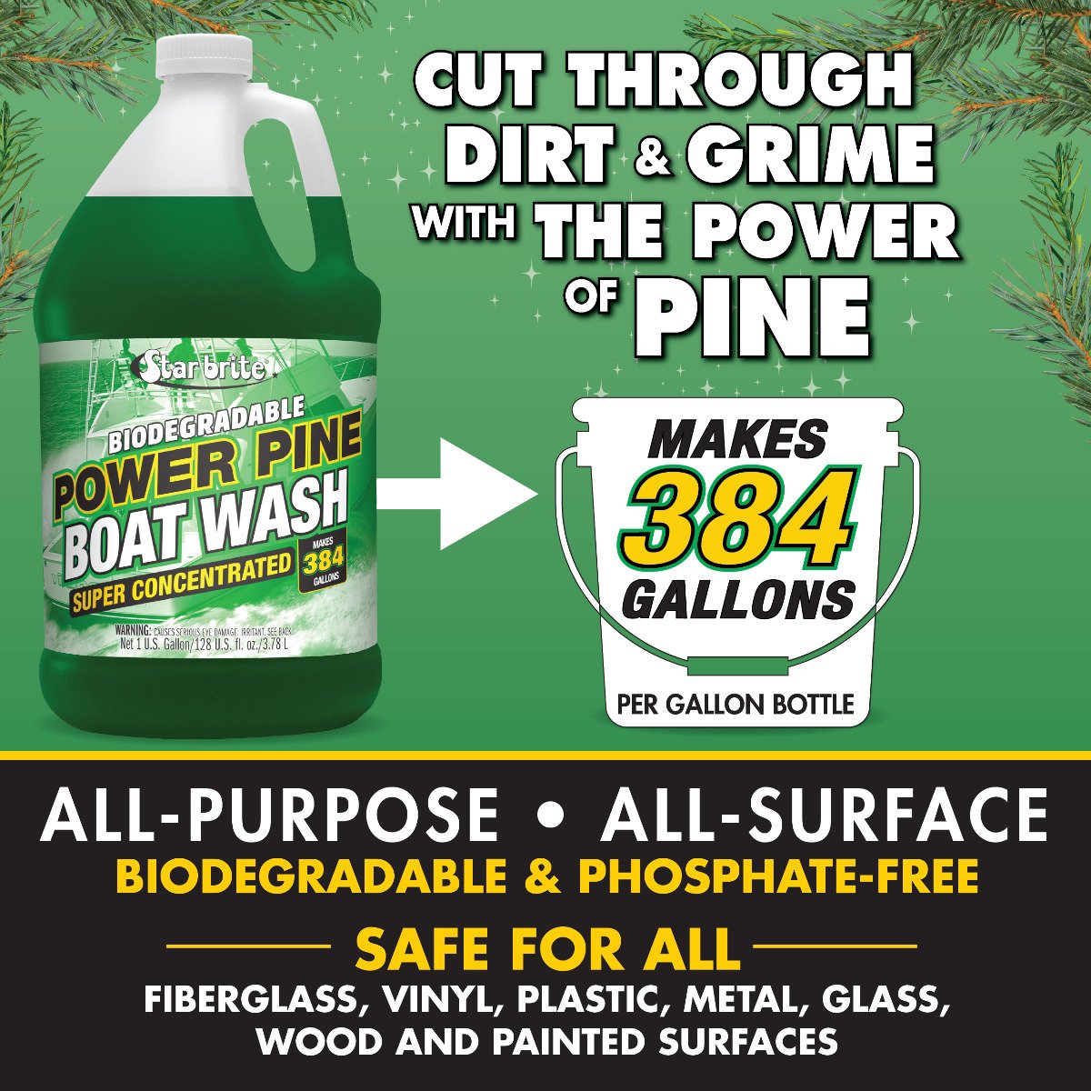 Starbrite - Power Pine - Boat Wash - 32 oz. - 93732