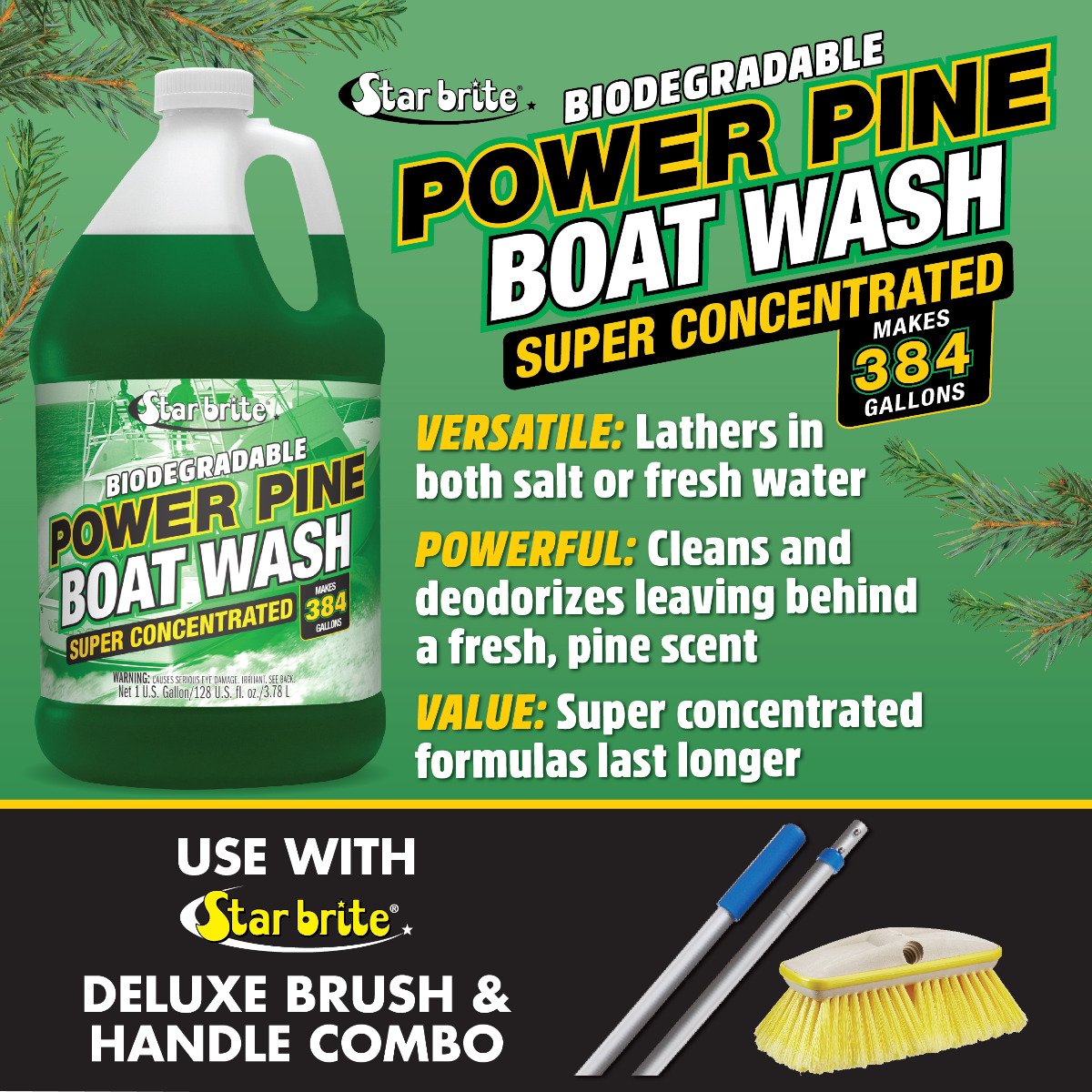 Starbrite - Power Pine - Boat Wash - 32 oz. - 93732