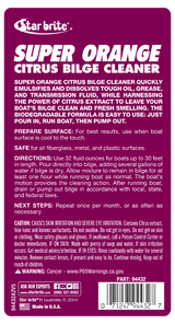 Starbrite - Super Orange Bilge Cleaner - 32 oz - 94432