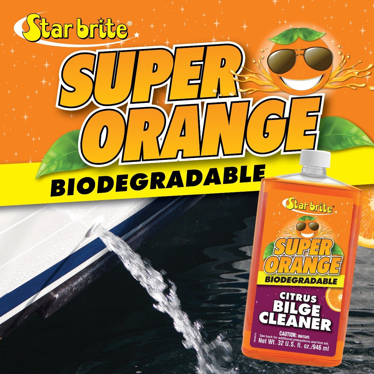 Starbrite - Super Orange Bilge Cleaner - 32 oz - 2-Pack - 94432