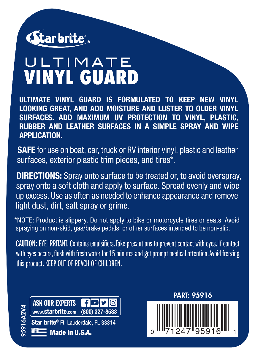 Starbrite - Ultimate Vinyl Guard with PTEF - 32 oz. - 95932