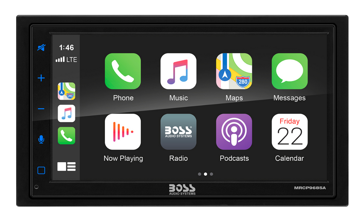 Boss Audio - MRCP9685A Stereo with AM/FM/BT & Apple CarPlay - MRCP9685A