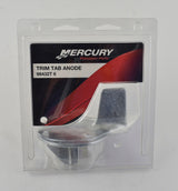 Mercury 98432T6 Outboard Zinc Anode Trim Tab - Fits Mercury/Mariner 9.9 - 15 HP (323cc) FourStroke Bigfoot - Force 25 HP - Various Mercury/Mariner 2-cycle Outboards