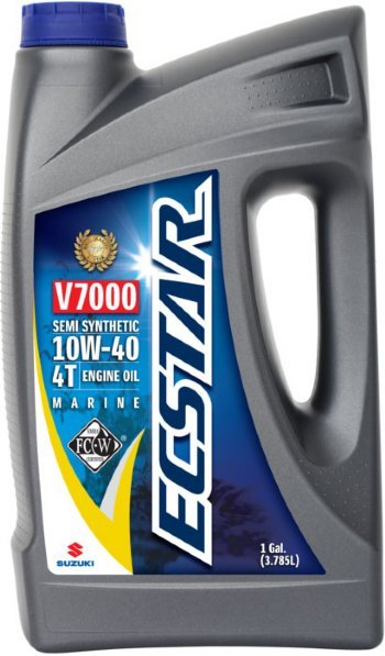 Suzuki - ECSTAR Marine V7000 10W40 4-Cycle Engine Oil - Semi-Synthetic - 990C0-01E30-GLN