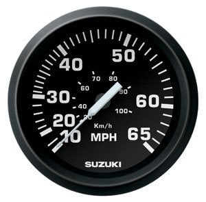 Suzuki - Speedometer - 0-65 MPH - Black - 990C0-80002