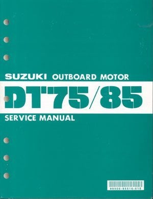 Suzuki - 2-Stroke Service Manual - DT75 / DT85 - 99500-95516-01E