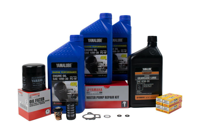 Yamaha F40 300 Hour Service Maintenance Kit - Yamalube 10W-30 - 1999