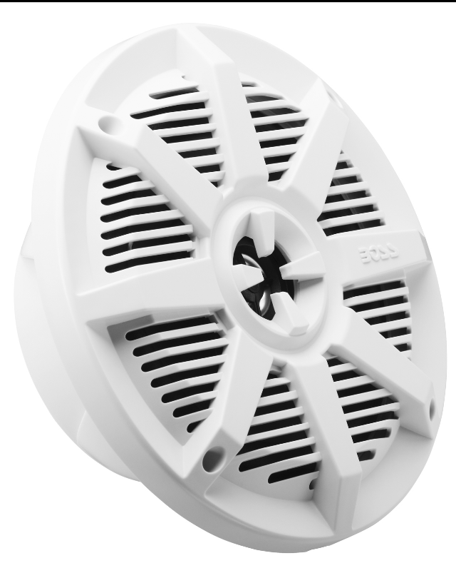 Boss Audio - MR62W 6.5" 2-Way 200W Marine Full Range Speaker - White - Pair - MR62W