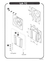 Majestic - Wall Mount Bracket w/2-Piece Slide - BKTLA-7C