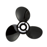Mercury - Black Diamond Quicksilver Propeller - 3-Blade - 85 to 140 HP Evinrude - Johnson V-4 - 13.8 Dia. - 15 Pitch - QA2208X