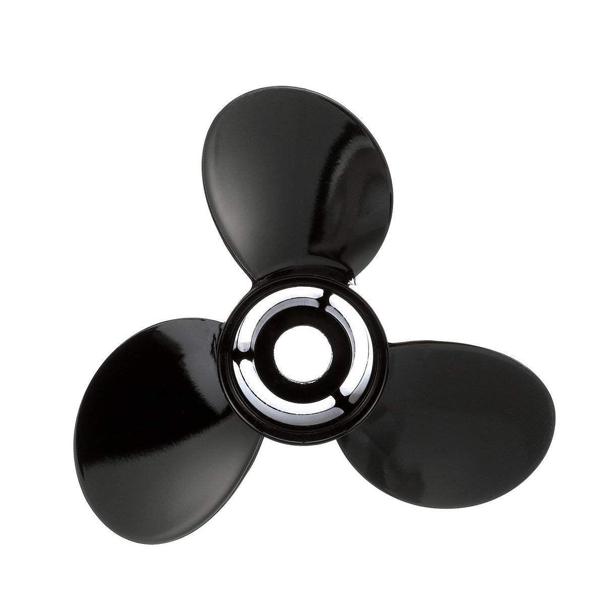 Mercury - Black Diamond Quicksilver Propeller - 3-Blade - 85 to 140 HP Evinrude - Johnson V-4 - 13.3 Dia. - 17 Pitch - QA2206X