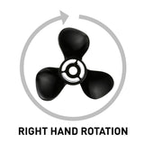 Mercury - Black Diamond Quicksilver Propeller - 3-Blade - 90 to 300 HP - 14.3 Dia. - 21 Pitch - QA1918X