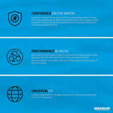 Mercury - Black Diamond Quicksilver Propeller - 3-Blade - 90 to 300 HP - 16 Dia. - 14 Pitch - QA2006X