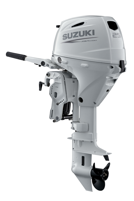 Suzuki DF25 Portable Outboard Motor White