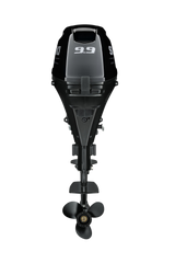 Suzuki Portable DF9.9BTL Outboard - 20" Shaft | Remote Mechanical Steering | Electric Start | Power Tilt | 9.9 HP | 120 Lbs | Nebular Black